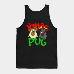 xmas pug Tank Top